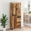 vidaXL Highboard Star&eacute; drevo 69,5 x 34 x 180 cm Kompozitn&eacute; drevo