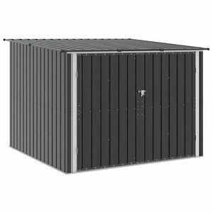 vidaXL B&uacute;da na bicykle 3 ks Antracit 216 x 207 x 158 cm Kov
