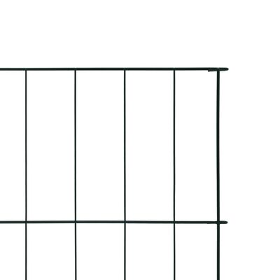 vidaXL Záhradný plot 115x79 cm, zelený