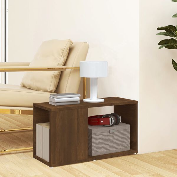 vidaXL TV skrinka hned&yacute; dub 60x24x32 cm spracovan&eacute; drevo