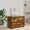 vidaXL &Uacute;ložn&aacute; skrinka Dymov&aacute; dub 80 x 48 x 57 cm Kompozitn&eacute; drevo