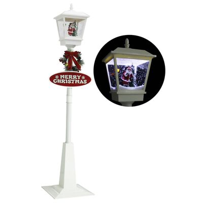 vidaXL Vianočná pouličná lampa so Santom 180 cm LED