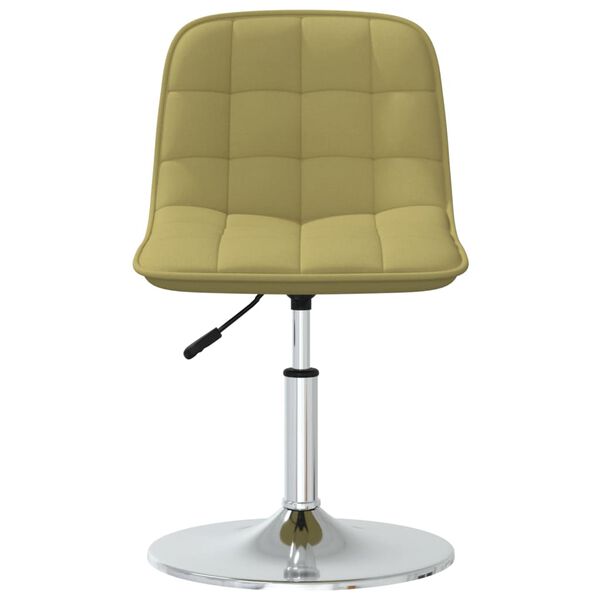 vidaXL Otočn&eacute; jed&aacute;lensk&eacute; stoličky 4 ks zelen&eacute; l&aacute;tkov&eacute;