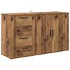 vidaXL Serv&iacute;rovacia skriňa so z&aacute;suvkou Star&eacute; drevo 100 x 33 x 59,5 cm