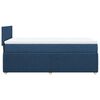 vidaXL Boxspring posteľ s matracom modr&aacute; 100x200 cm l&aacute;tka