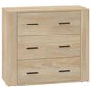 vidaXL Komoda dub sonoma 80x33x70 cm spracovan&eacute; drevo