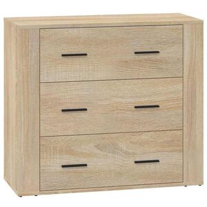 vidaXL Komoda dub sonoma 80x33x70 cm spracovan&eacute; drevo