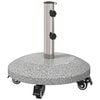 vidaXL Granito v&yacute;plň slnečn&iacute;ka s kolieskami pre tyče 4-5 cm 27.2 kg