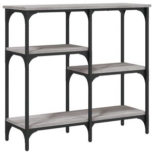 vidaXL Konzolov&yacute; stol&iacute;k siv&yacute; sonoma 80x29x75 cm kompozitn&eacute; drevo
