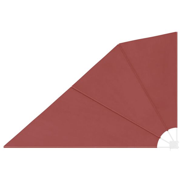 vidaXL Skladacia bočn&aacute; mark&iacute;za na balk&oacute;n, tehlov&aacute; 160x240 cm