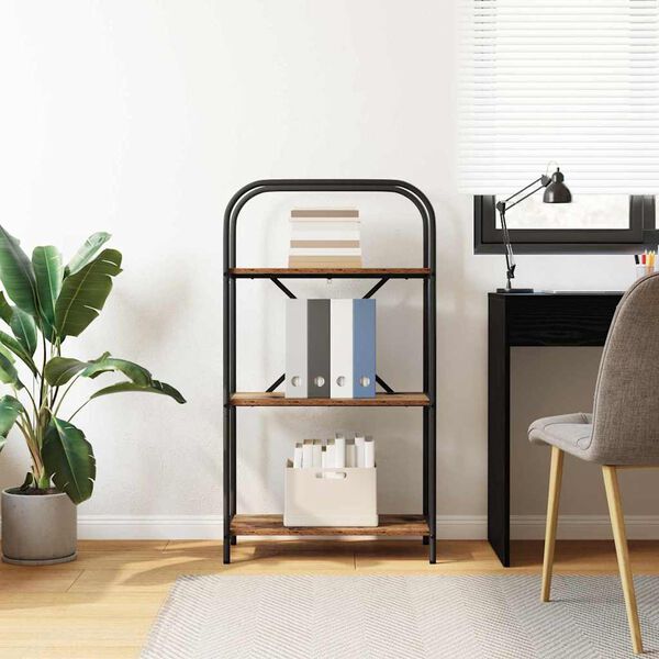 vidaXL Reg&aacute;l na knihy Star&eacute; drevo 60 x 30 x 109 cm Kompozitn&eacute; drevo