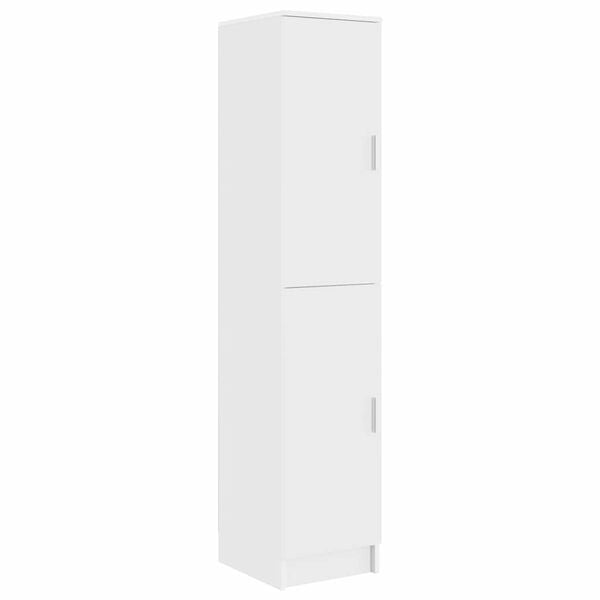 vidaXL Vysoký nábytok Biela 35 x 39 x 168 cm Kompozitné drevo