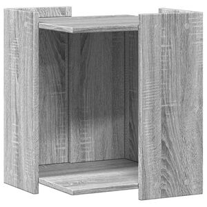 vidaXL Uzavret&yacute; box na stelivo siv&aacute; sonoma 42x42x51cm kompozitn&eacute; drevo