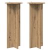 vidaXL Stojan na rastliny 2 ks Dub artisan &Oslash;40 x 100 cm