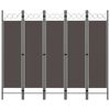 vidaXL Parav&aacute;n s 5 panelmi, antracitov&yacute; 200x180 cm