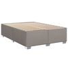 vidaXL Posteľn&yacute; r&aacute;m boxspring s matracom sivohned 140x200 cm l&aacute;tka