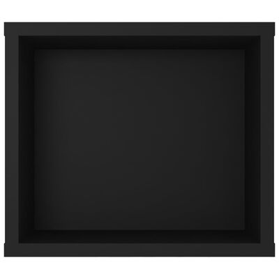 vidaXL Závesná TV skrinka, čierna 100x30x26,5 cm, kompozitné drevo