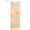 vidaXL Posuvn&eacute; dvere Pr&iacute;rodn&aacute; a biela 85 x 210 cm