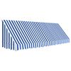 vidaXL Bistro mark&iacute;za modro-biela 400x120 cm