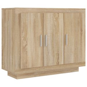vidaXL Komoda dub sonoma 92x35x75 cm spracovan&eacute; drevo