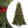 vidaXL Umel&yacute; Skl&aacute;pac&iacute; Vianočn&yacute; Stromček 150 cm 150 LED Tepl&aacute; biela