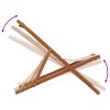 vidaXL Skladacie pl&aacute;žov&eacute; kresl&aacute; 2 ks b&eacute;žov&eacute; l&aacute;tka a mas&iacute;vne drevo