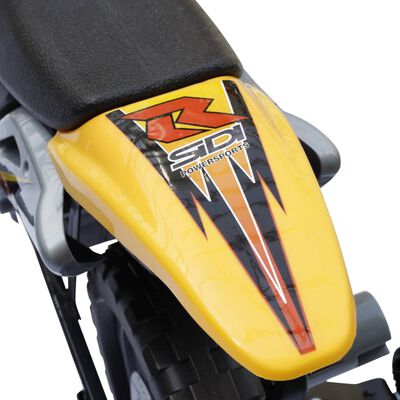 vidaXL Detská motorka, žlto čierna