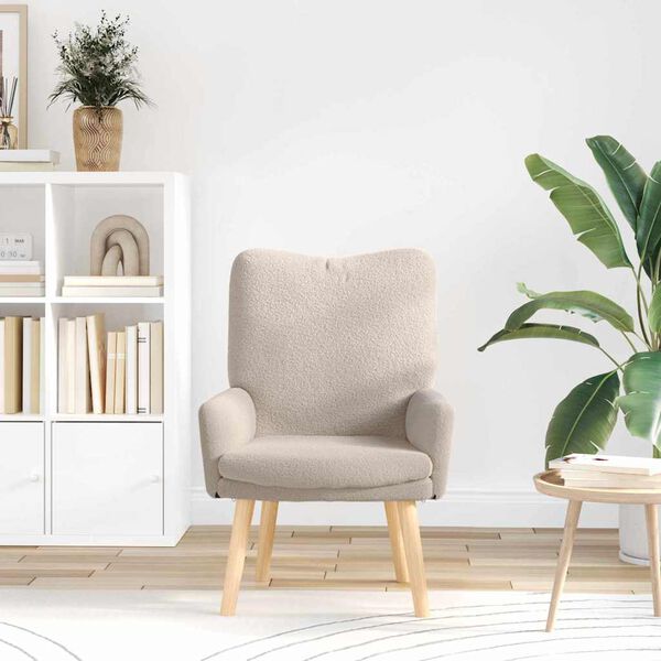 vidaXL kreslo Svetlosiv&aacute; 63 x 67 x 94 cm l&aacute;tka