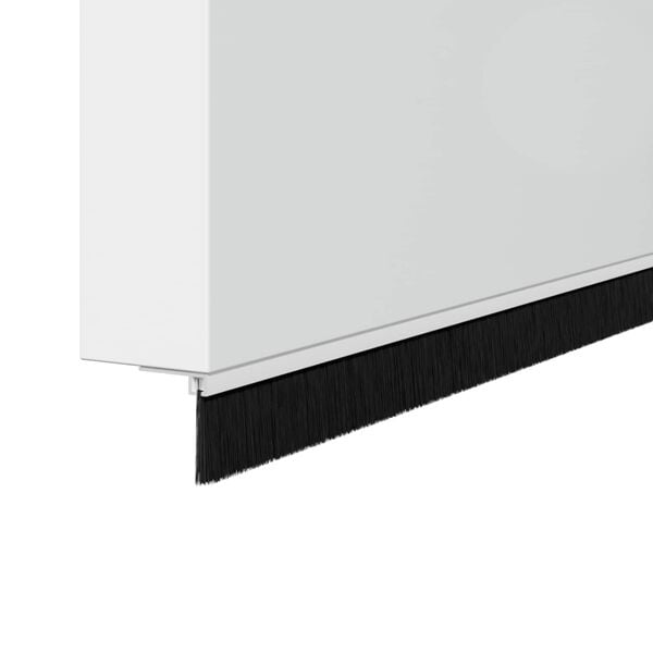 vidaXL Kefkov&eacute; tesnenia na dvere s mont&aacute;žou na skrutky 12 pcs Biela