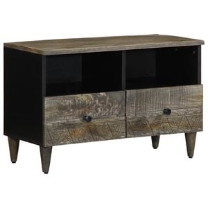 vidaXL TV skrinka Svetlo&scaron;ed&aacute; 70x33,5x46 cm Mas&iacute;vne drevo Mango