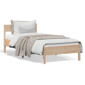 vidaXL Posteľ bez matraca 75x190 cm mas&iacute;vna borovica