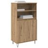 vidaXL Highboard Hned&aacute; 60 x 36 x 110 cm Kompozitn&eacute; drevo