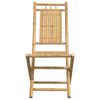 vidaXL Skladacie záhradné stoličky 8 ks 46x66x99 cm bambus