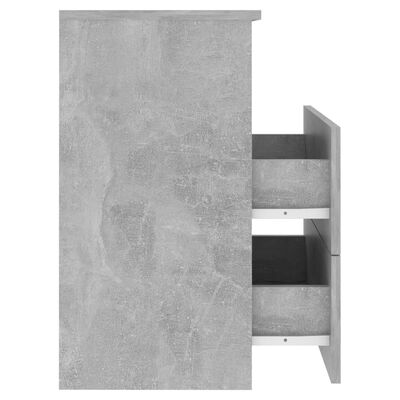 vidaXL Nočný stolík betónovo-sivý 50x32x60 cm