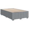 vidaXL Boxspring posteľ s matracom bledosiv&aacute; 120x190 cm l&aacute;tka