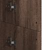 vidaXL Vysoká skrinka hnedý dub 60x35x180 cm kompozitné drevo