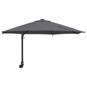 vidaXL Z&aacute;hradn&yacute; slnečn&iacute;k Antracit 248 x 248 x 148 cm Polyester a oceľ