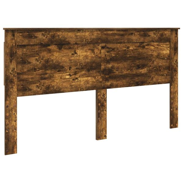 vidaXL Zadn&eacute; čelo s čelnou doskou Dymov&aacute; dub 200 cm Kompozitn&eacute; drevo