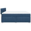 vidaXL Posteľn&yacute; r&aacute;m boxspring s matracom modr&yacute; 180x200 cm l&aacute;tka