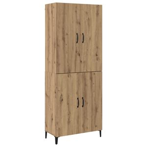 vidaXL Highboard 2 ks Remeseln&yacute; dub 69,5 x 34 x 180 cm
