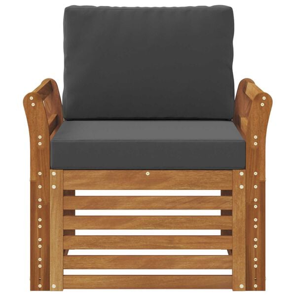 vidaXL Z&aacute;hradn&aacute; s&uacute;prava gaučov Mas&iacute;vne ak&aacute;ciov&eacute; drevo a polyester