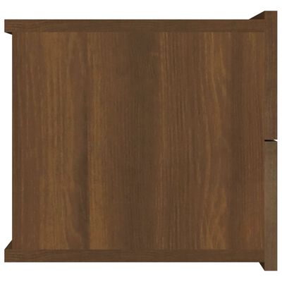 vidaXL Nočný stolík hnedý dub 40x30x30 cm spracované drevo