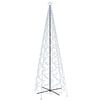 vidaXL Vianočn&yacute; stromček kužeľ studen&yacute; biely 1400 LED 160x500 cm