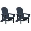 vidaXL Záhradný lounge nábytok 2 pcs Námornícka modrá 74 x 82 x 90cm
