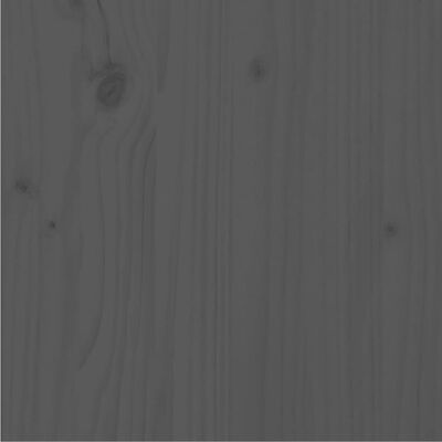 vidaXL Posteľný rám sivý borovicový masív 90x200 cm