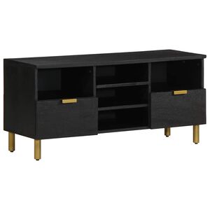 vidaXL TV skrinka, čierna 100x33x46 cm, kompozitn&eacute; drevo
