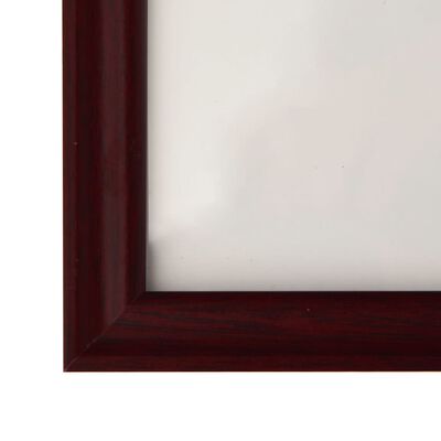 vidaXL Fotorámiky na stenu alebo stôl 3 ks tmavočervené 40x40 cm