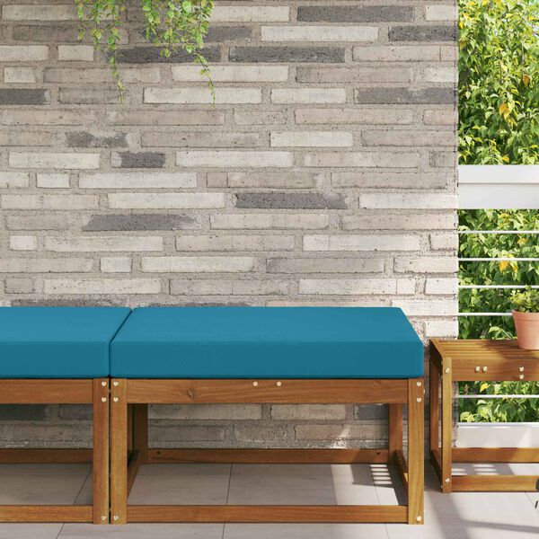 vidaXL Vank&uacute;&scaron; na vonkaj&scaron;iu pohovku Kr&aacute;lovsk&aacute; modr&aacute; 80 x 80 x 8 cm