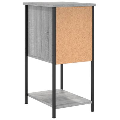 vidaXL Nočný stolík sivý sonoma 32x42x70 cm kompozitné drevo