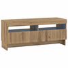 vidaXL LED TV kabinet Dub artisan Kompozitn&eacute; drevo